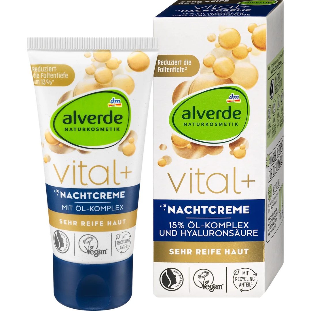 Alverde Vital+ anti Age Creme Night Creme