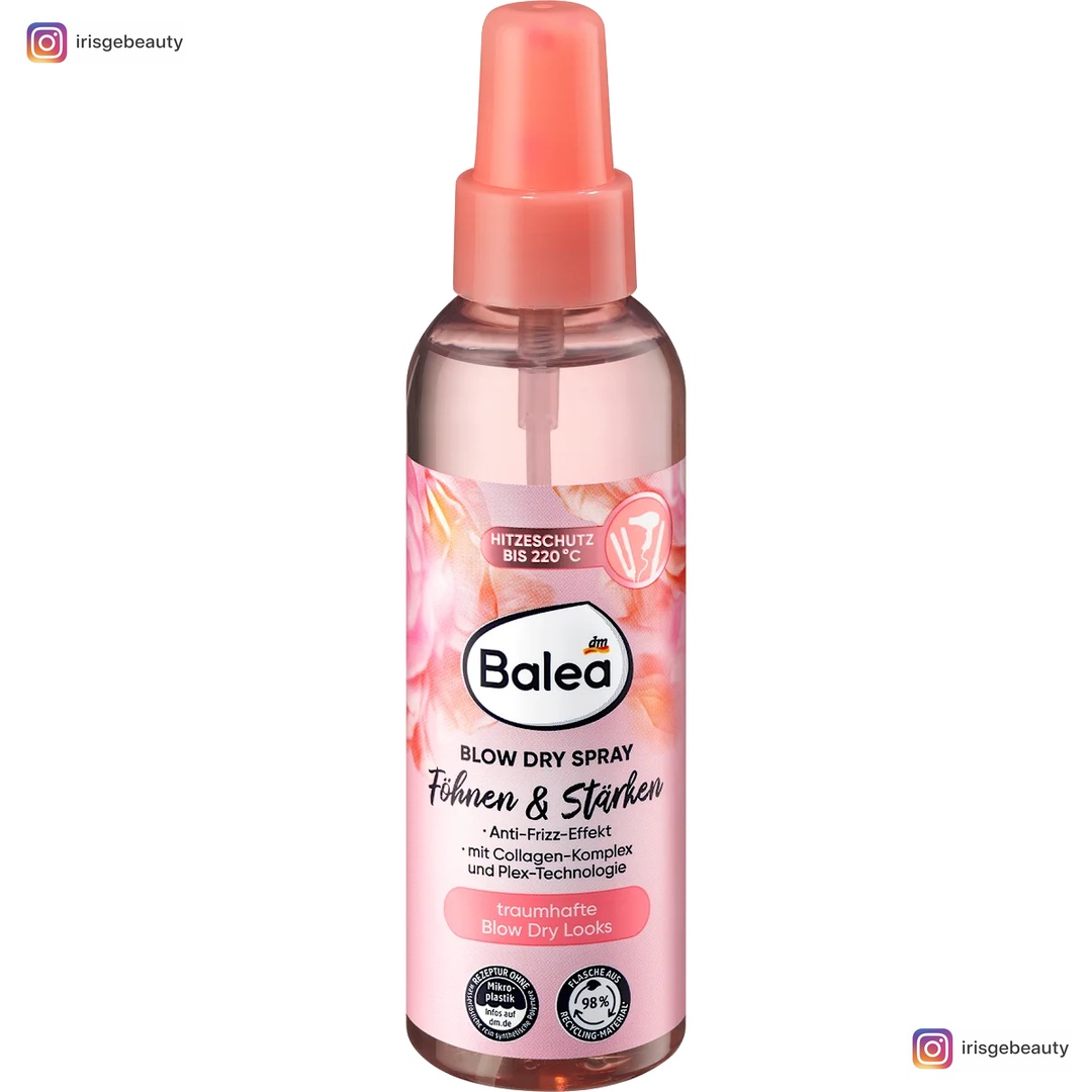 Balea Blow Dry Spray for Drying & Strengthening, 150 ml