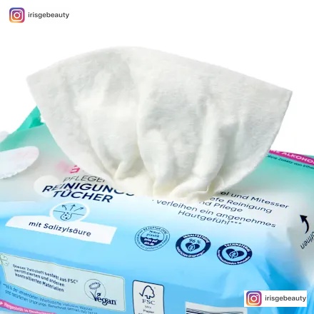 Thumbnail of Balea Cleansing makeup remover wipes, skin-cleansing, 25 count