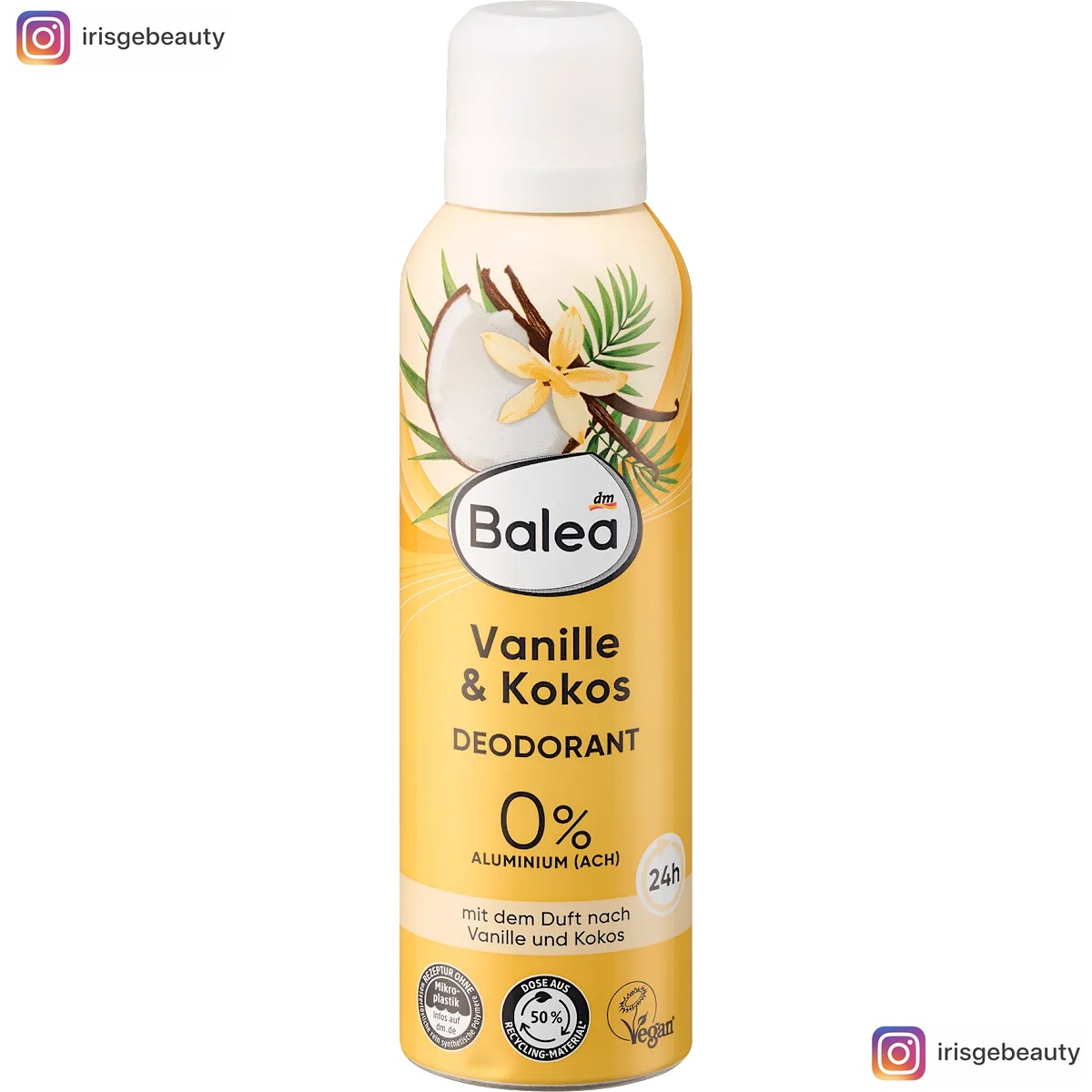 مزيل عرق سبراي بالفانيلا وجوز الهند، 200 مل