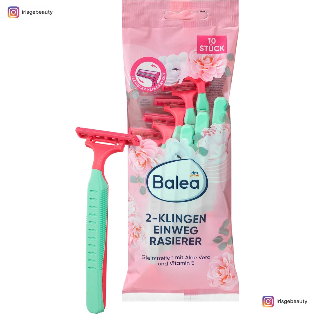 Balea Disposable razor 2-blade, 10 pieces
