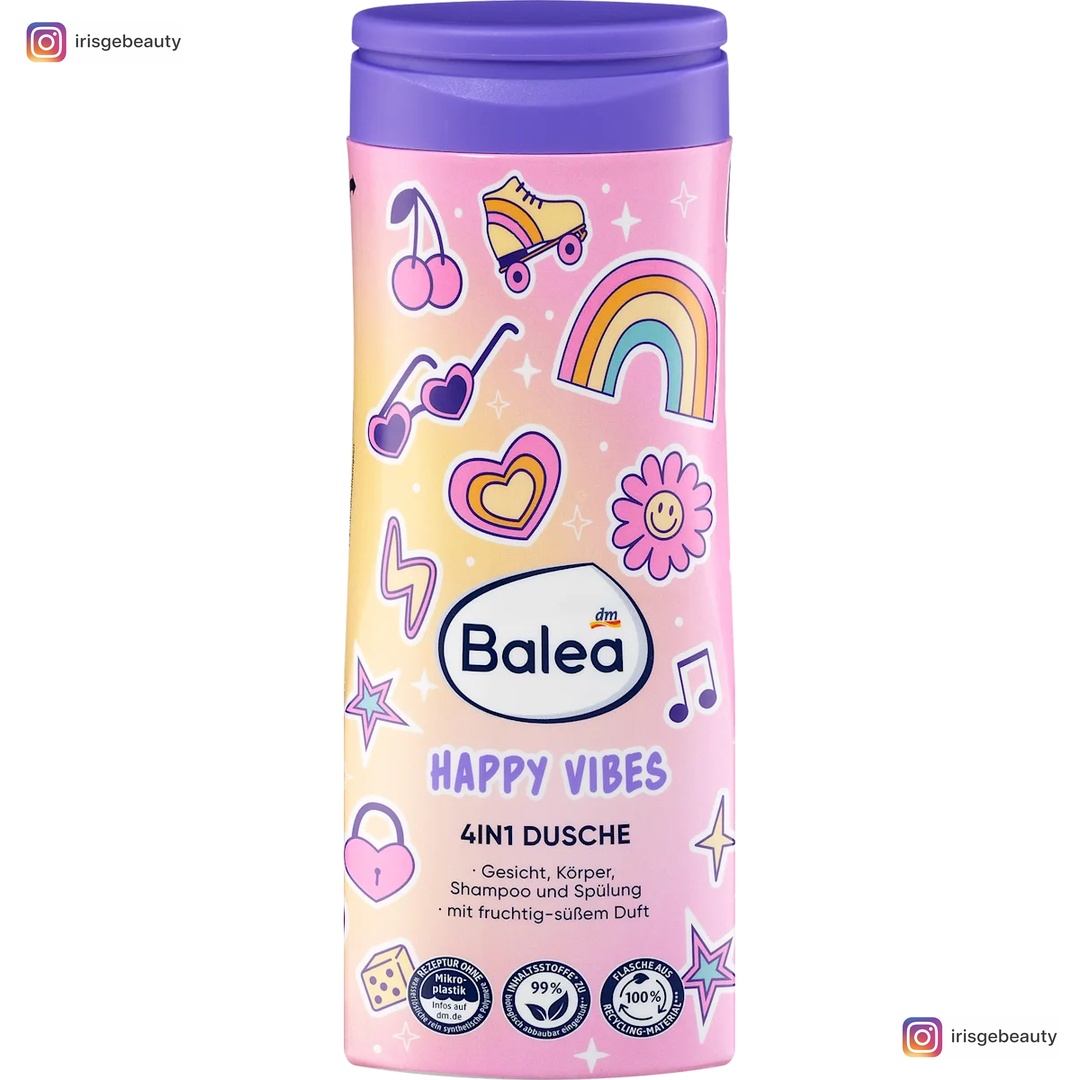 جل استحمام 4 في 1 هابي فايبز من باليا