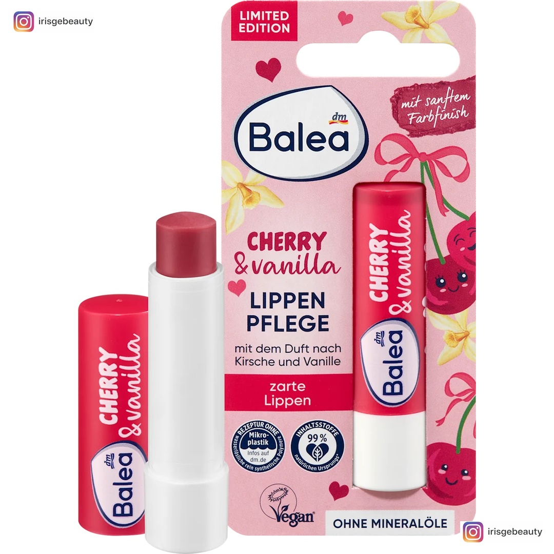 Balea Lippenpflege Cherry & Vanilla, 4,8 g