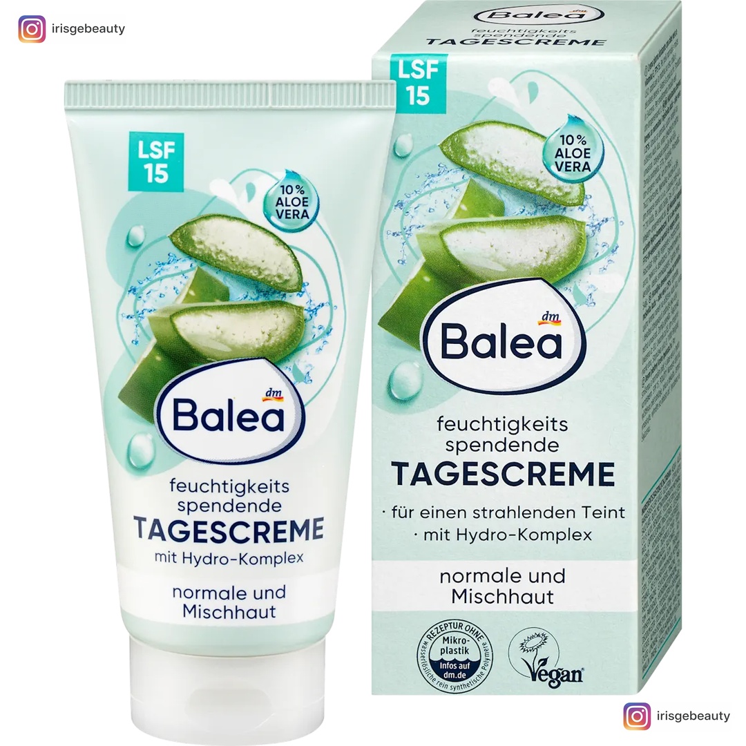 Balea Moisturizing Cream SPF 15, 50 ml