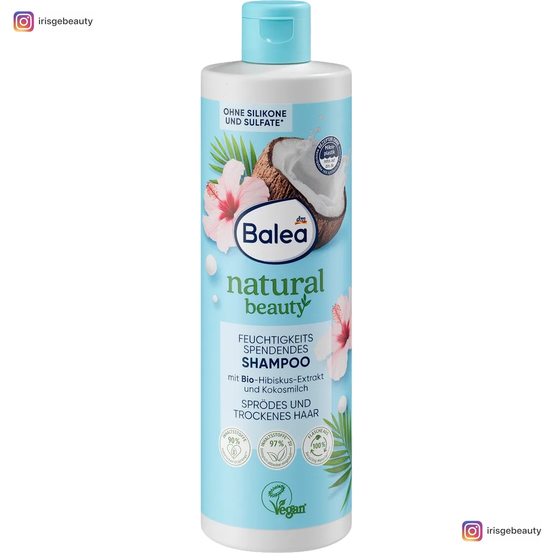 Balea Natural Beauty Coconut shampoo ,400ml