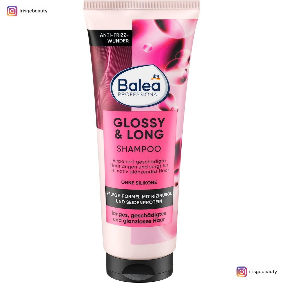 Balea PROFESSIONAL Shampoo Glossy & Long, 250 ml