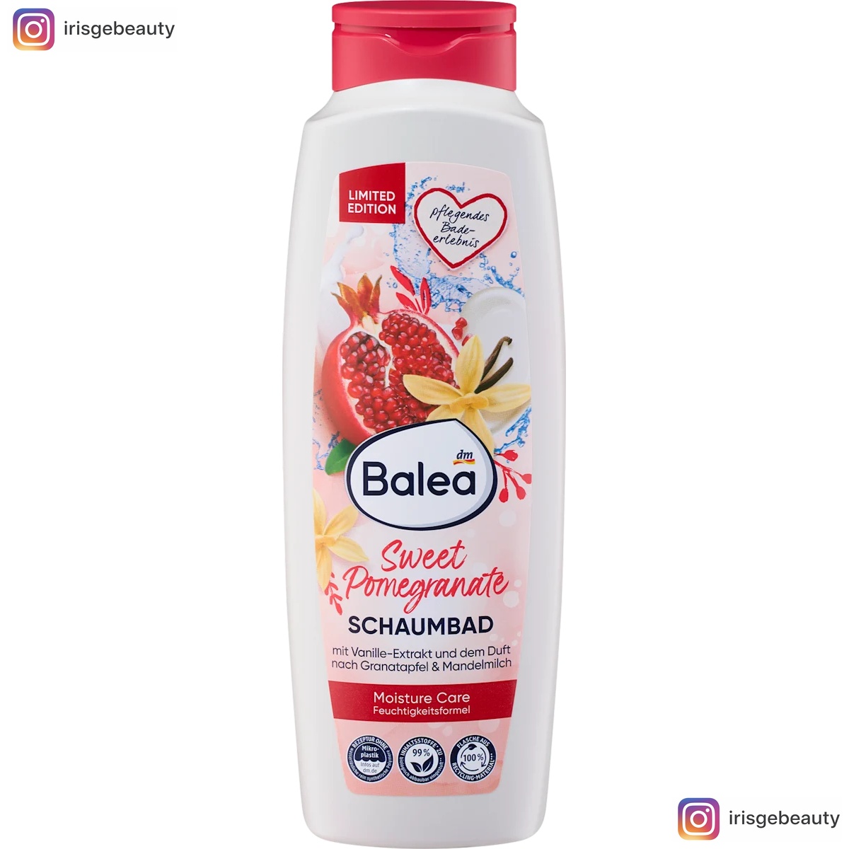 شاور جيل من باليا حجم كبير 750 مل بالرمان والفانيلا 