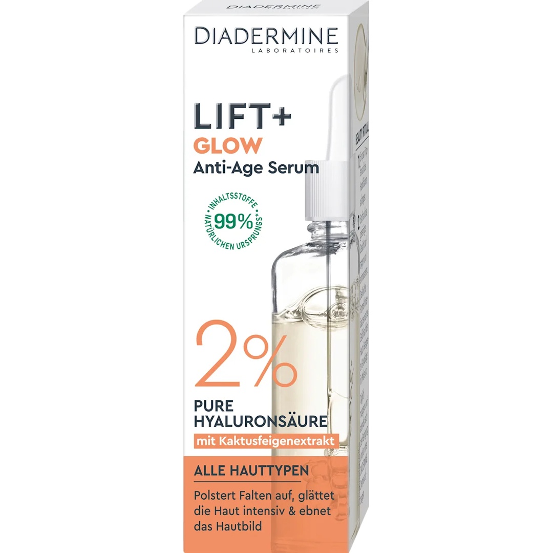 Diadermine glow Hayloronic serum