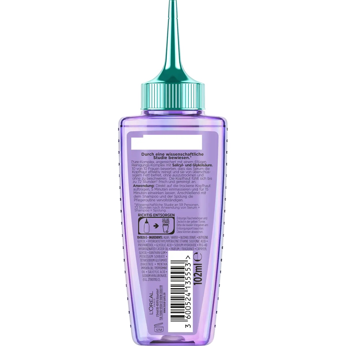 Thumbnail of لوريال باريس إلفيتال سيروم الشعر هيدرا هيالورونيك بيور، 102 مل