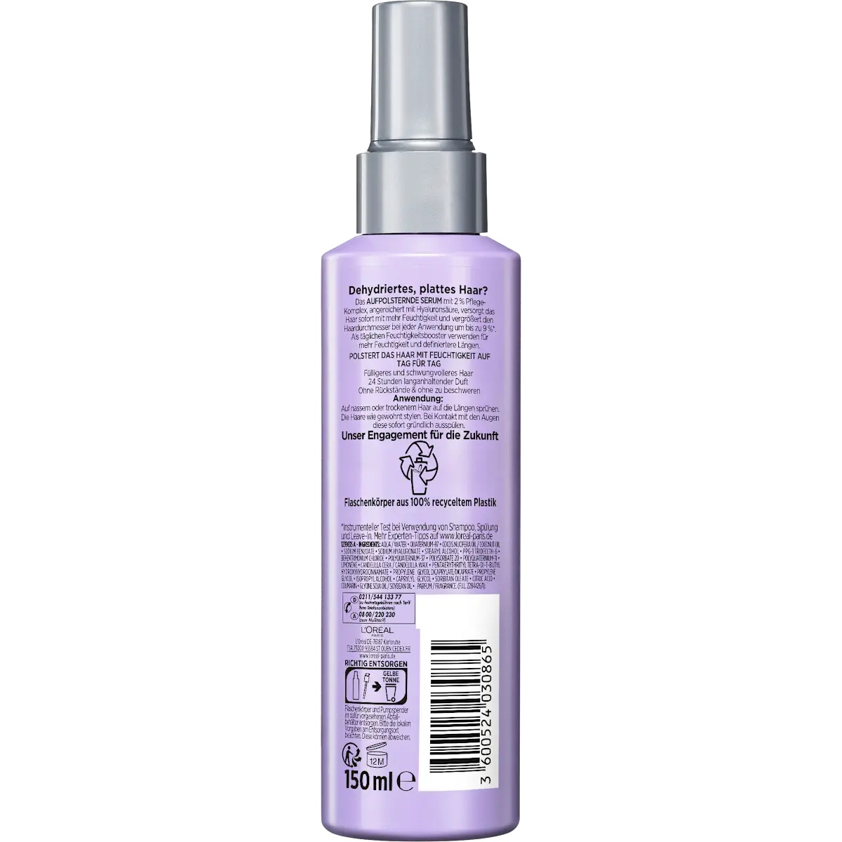 Thumbnail of لوريال باريس إلفيتال هيدرا سيروم هيالورونيك للشعر، مرطب، 150 مل