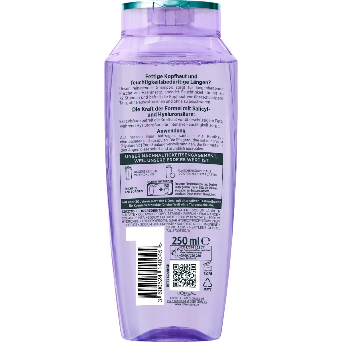 Thumbnail of شامبو لوريال بارس للفروة الدهنية والشعر الجاف بالهايلورونك