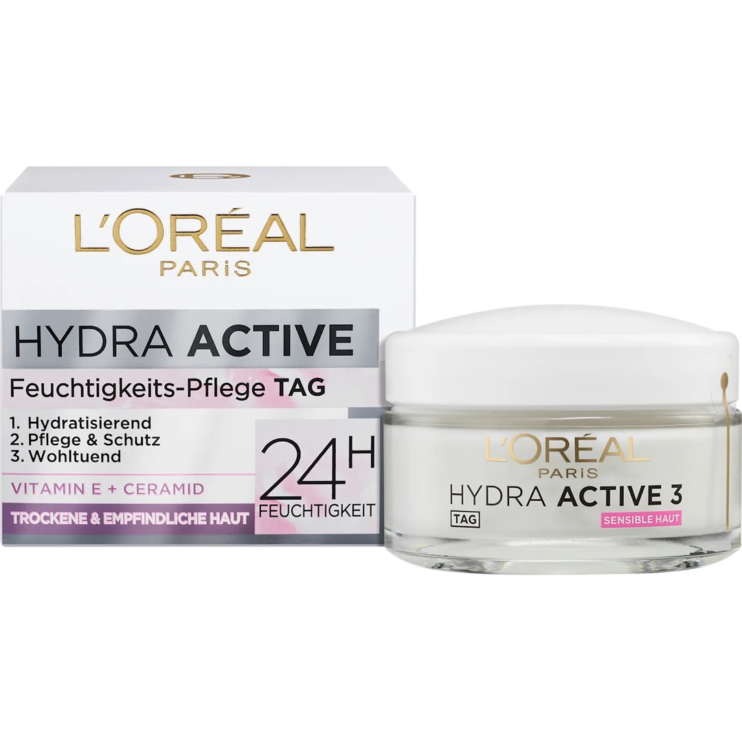 Loreal Paris Hydra Active 3 Sensetive Vit E + Ceramide