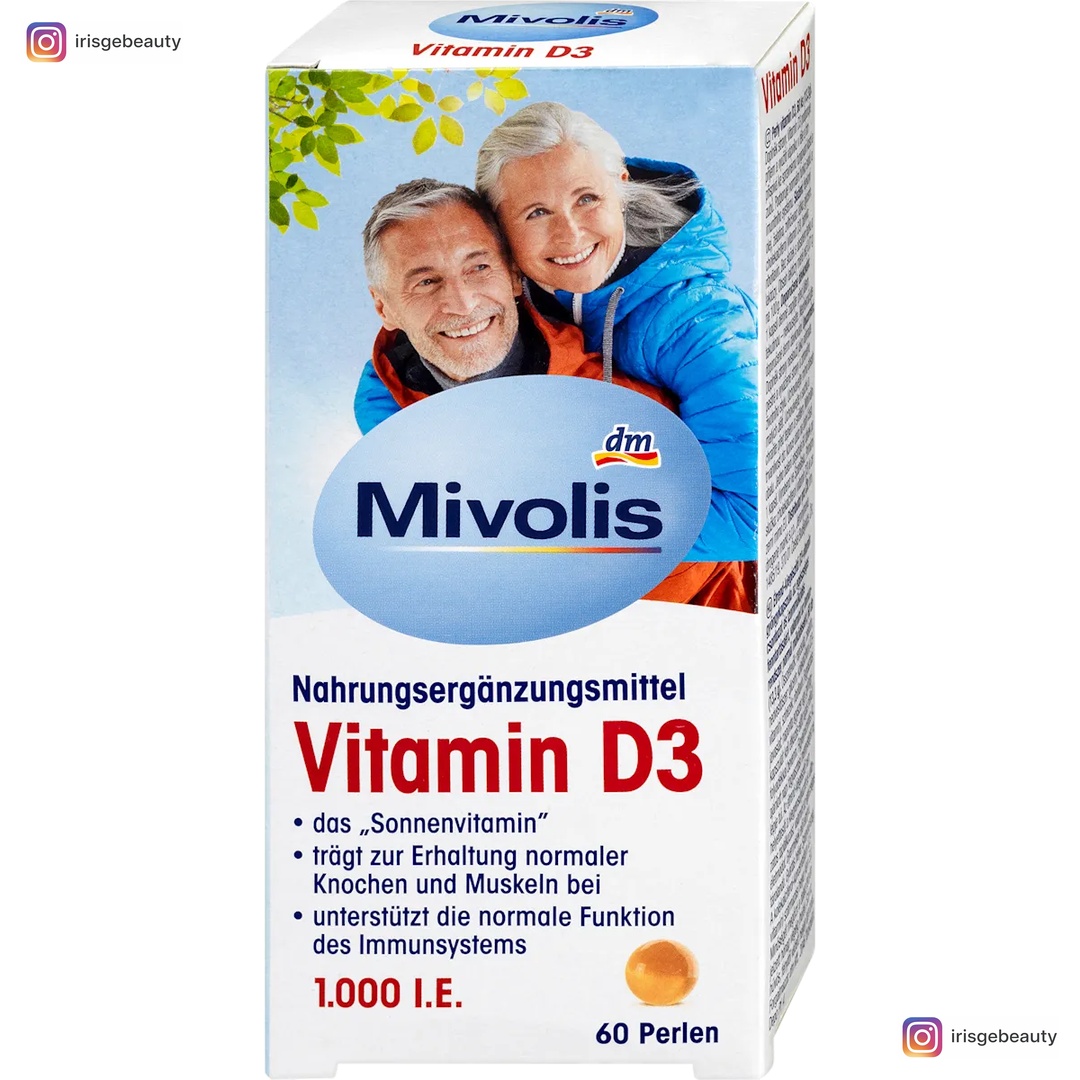 ميفوليس فيتامين د3 بيرلن 1000 وحدة دولية – 60 كبسولة