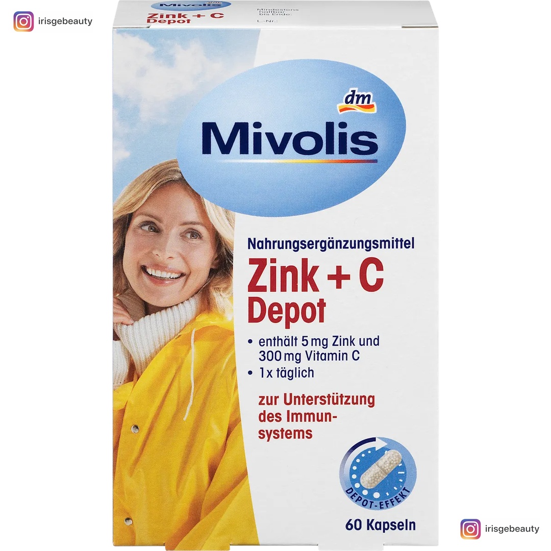Mivolis Zink + C Depot Kapseln 60 St., 38 g