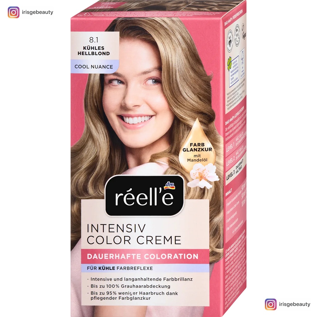 Reelle Hair Color 8.1 Cool Light Blonde
