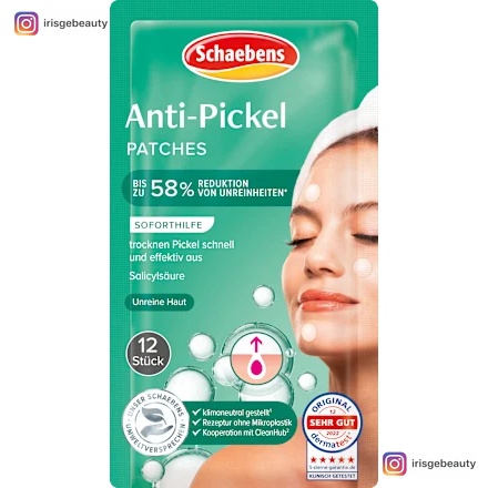 لصقات مضادة لحب الشباب ، 12 لصقة